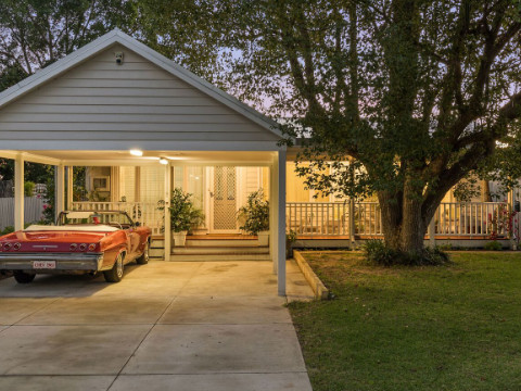 After photo - completed carport and front veranda